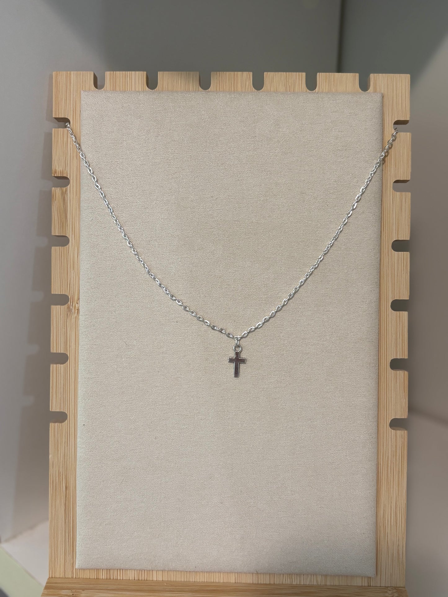 Gold or Silver cross necklaces