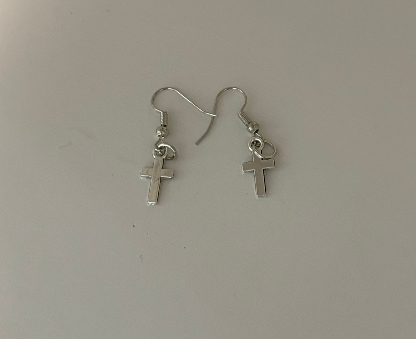 Gold or Silver Cross Earrings